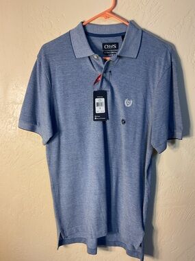 Chaps polo bluish SS shirt size Small